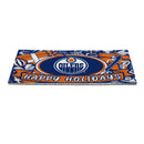 Edmonton Oilers Holiday PVC Mat, 28"x16"