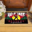 North Carolina State University Bigfoot PVC Mat, 28"x16"