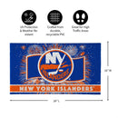New York Islanders Patriotic PVC Mat, 28"x16"