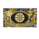 Boston Bruins Holiday PVC Mat, 28"x16"