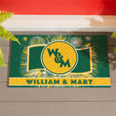 William & Mary Patriotic PVC Mat, 28"x16"