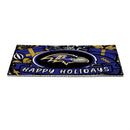 Baltimore Ravens Holiday PVC Mat, 28"x16"