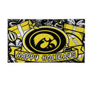 University of Iowa Holiday PVC Mat, 28"x16"