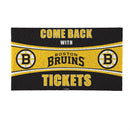 28" x 16" PVC Trapper Mat, Come Back with Tickets, Boston Bruins 2025