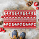 High Country Bigfoot Christmas Sweater PVC Trapper Mat, 28"x16"