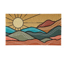 Southwest Sunrise PVC Trapper Mat, Landscape, 28"x16"