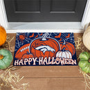 Denver Broncos Halloween PVC Mat, 28"x16"
