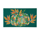 Harvest Blossom Jacobean Pumpkin PVC Mat, 28"x16"