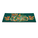 Harvest Blossom Jacobean Pumpkin PVC Mat, 28"x16"
