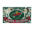 Minnesota Wild Holiday PVC Mat, 28"x16"