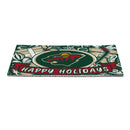 Minnesota Wild Holiday PVC Mat, 28"x16"