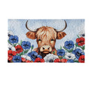 American Classic Highland Cow PVC Trapper Mat, 28"x16"