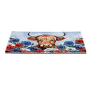 American Classic Highland Cow PVC Trapper Mat, 28"x16"