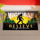 University Of Michigan Bigfoot PVC Mat, 28"x16"
