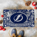 Tampa Bay Lightning Holiday PVC Mat, 28"x16"