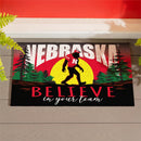 University of Nebraska Bigfoot PVC Mat, 28"x16"