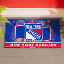 New York Rangers Patriotic PVC Mat, 28"x16"