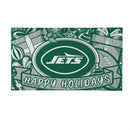 New York Jets Holiday PVC Mat, 28"x16"