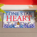 Hearts in Action for Texas PVC Trapper Mat "Lone Star Heart"