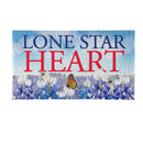Hearts in Action for Texas PVC Trapper Mat "Lone Star Heart"