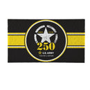 28" x 16" PVC Trapper Mat, US Army, 250th Anniversary