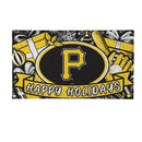 Pittsburgh Pirates Holiday PVC Mat, 28"x16"