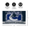 Vancouver Canucks Patriotic PVC Mat, 28"x16"