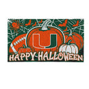 University of Miami Halloween PVC Mat, 28"x16"