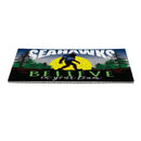 Seattle Seahawks Bigfoot PVC Mat, 28"x16"