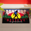New York Rangers Bigfoot PVC Mat, 28"x16"
