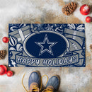 Dallas Cowboys Holiday PVC Mat, 28"x16"