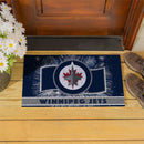 Winnipeg Jets Patriotic PVC Mat, 28"x16"