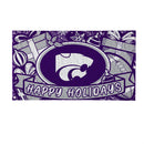 Kansas State University Holiday PVC Mat, 28"x16"