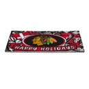 Chicago Blackhawks Holiday PVC Mat, 28"x16"