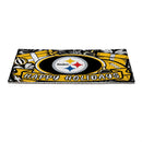 Pittsburgh Steelers Holiday PVC Mat, 28"x16"