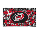 Carolina Hurricanes Holiday PVC Mat, 28"x16"