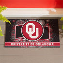 University of Oklahoma Patriotic PVC Mat, 28"x16"