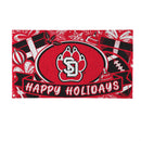 University of South Dakota Holiday PVC Mat, 28"x16"