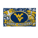 West Virginia University Holiday PVC Mat, 28"x16"