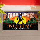Edmonton Oilers Bigfoot PVC Mat, 28"x16"