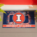 University of Illinois Patriotic PVC Mat, 28"x16"