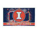 University of Illinois Patriotic PVC Mat, 28"x16"