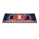 University of Illinois Patriotic PVC Mat, 28"x16"