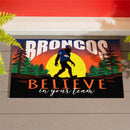 Denver Broncos Bigfoot PVC Mat, 28"x16"
