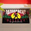 University of Arkansas Bigfoot PVC Mat, 28"x16"