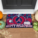 Atlanta Braves Halloween PVC Mat, 28"x16"