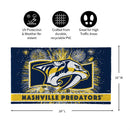 Nashville Predators Patriotic PVC Mat, 28"x16"