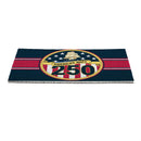 Full Color Coir Mat, 16" x 28", US Navy, 250th Anniversary