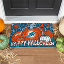 Miami Dolphins Halloween PVC Mat, 28"x16"