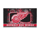 Detroit Red Wings Patriotic PVC Mat, 28"x16"